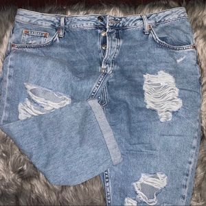 Topshop HAYDEN distressed jeans NWT